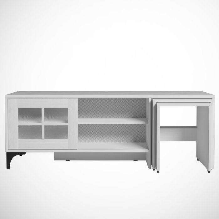 Hanah Home Revival - Whtite Soporte para TV Blanco